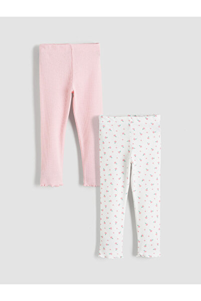 LC Waikiki Colanți pentru fete Özmarka, sezon nou, cu talie elastică și impri...