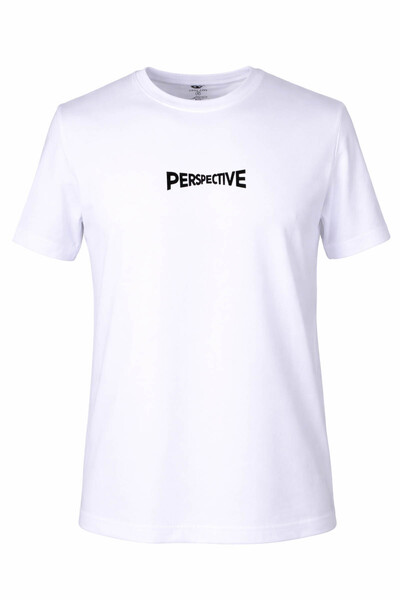 trender 26Y595000005 Men's T-Shirt Perspevtive O Neck Printed