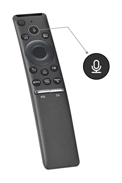 Generic جهاز تحكم عن بعد PopZa لأجهزة تلفزيون سامسونج الذكية، مزود بميكروفون ...