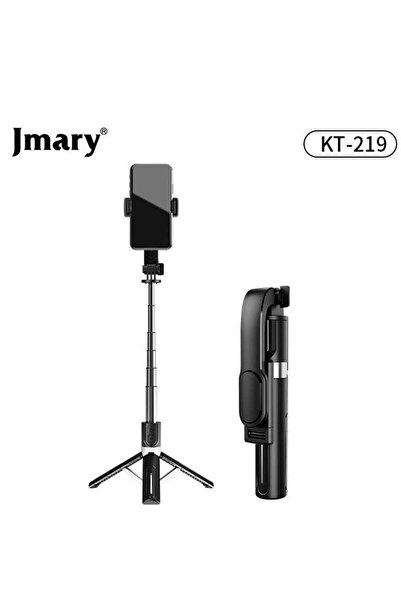 Jmary حامل ثلاثي القوائم KT-219 الصغير وعصا السيلفي المحمولة