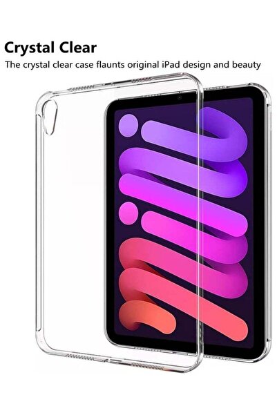 Generic غطاء حماية شفاف فائق النحافة من سمارت غريست لجهاز آيباد ميني 6 (2021)