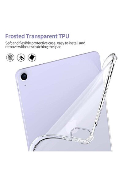 Generic SmartGrist Frosted Transparent TPU Case for iPad Air 5th & 4th Gen Sh...