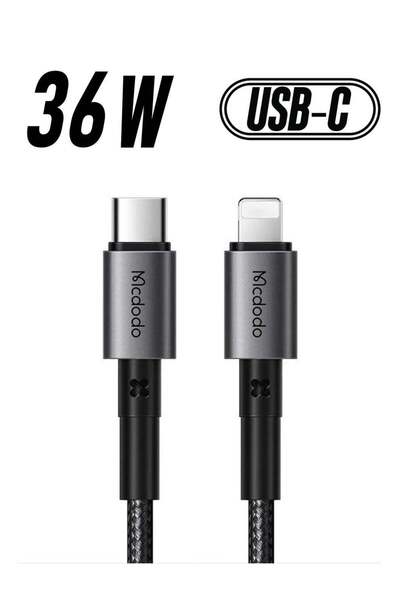 Mcdodo كابل بيانات CA 2850 36W من النوع C إلى Lightning بطول 1.2 متر