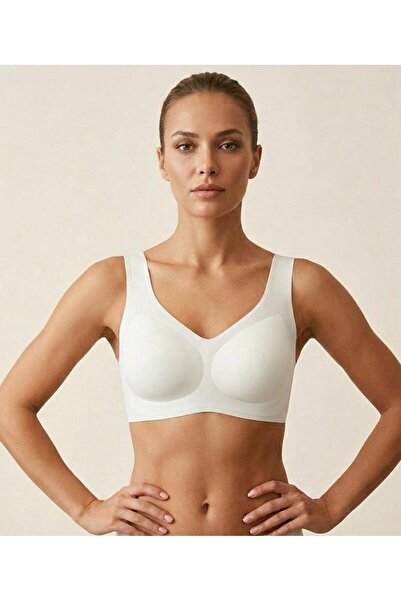 F.K ULTRA HAFİF BUZ İPEK NEFES ALAN ESNEK KUMAŞ DİKİŞSİZ SÜTYEN