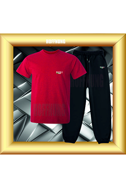 HOFFNUNG UNISEX ležerni set kratkih rukava sa NAPOLI HOFFNING printom, vanjsk...