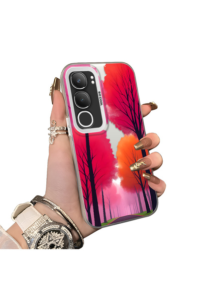 ucuc حافظة حماية لعدسة الهاتف من السيليكون الصلب أكريليك متوافقة مع Vivo Y29 ...