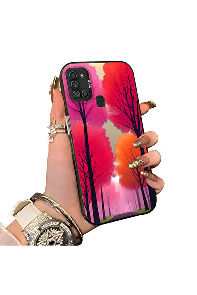 ucuc حافظة حماية للعدسات من السيليكون الصلب أكريليك درجة متوافقة مع هاتف سامس...