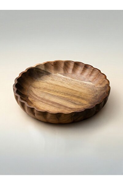 FARALYAHOME وعاء أكاسيا الفاخر 20 سم، وعاء تقديم للديكور، وعاء تقديم الطعام، ...