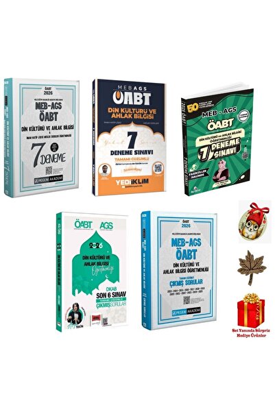 Pegem Akademi Yayıncılık Pegem 2026 MEB AGS ÖABT Din Kültürü Deneme + Dizgi D...