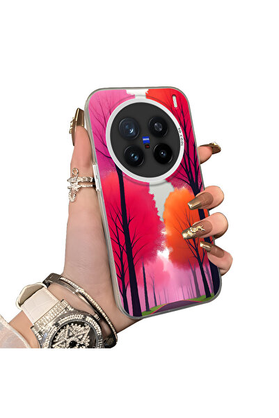 ucuc حافظة حماية لعدسة الهاتف من السيليكون الصلب أكريليك بيك من Vivo X200 Pro...