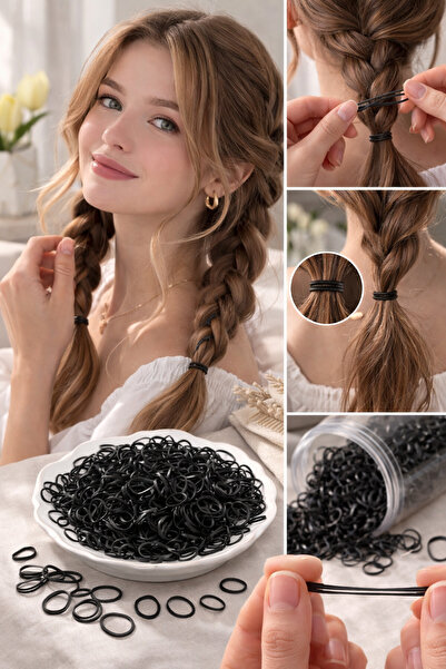 PREGIO Kadın-Kız Çocuğu Ultra Esnek Perma Örgü Lastiği 100 Adet