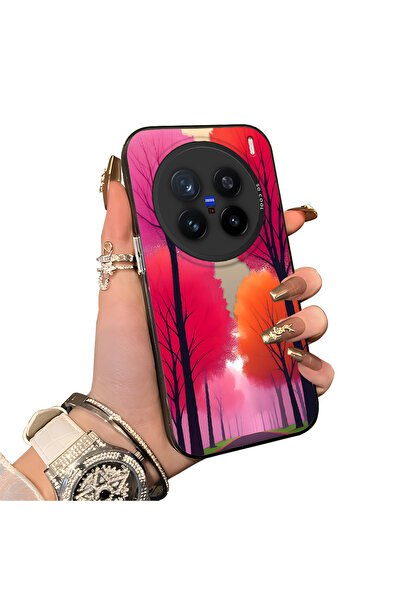 ucuc حافظة حماية لعدسة الهاتف من السيليكون الصلب أكريليك بيك من Vivo X200 Pro...