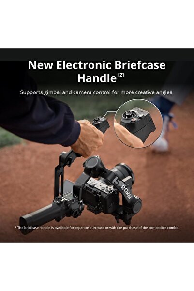 DJI RS 5 Combo, Gimbal Stabilizer for Camera Canon/Sony/Panasonic/Nikon/Fujifilm, Intelligent Tracki