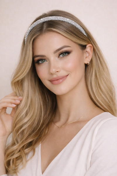 PREGIO Ženska sjajna tanka kruna