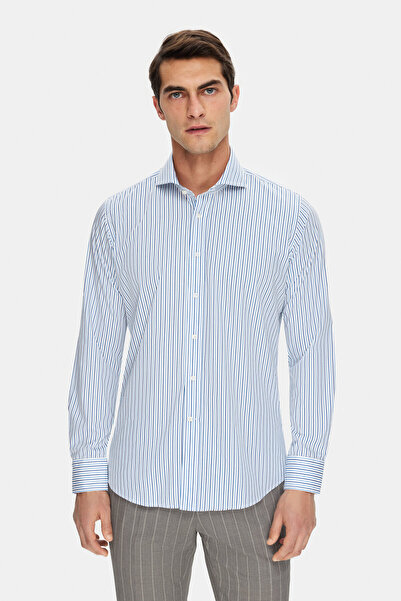 Vakko ÇİZGİLİ DESENLİ GÖMLEK