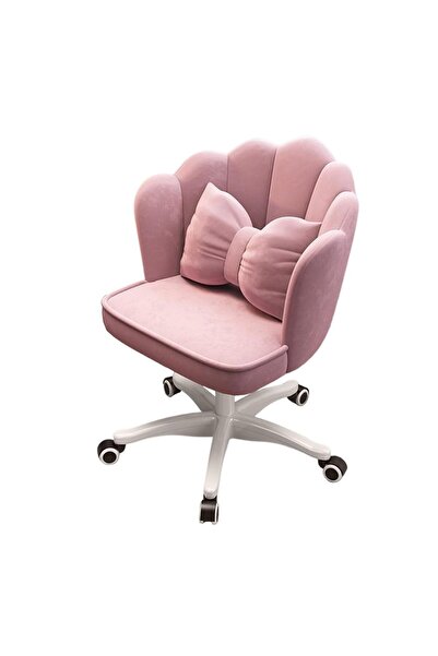 Arabest Adjustable Swivel Shell Desk Chair for Upholstered Cute Vanity Chair ...