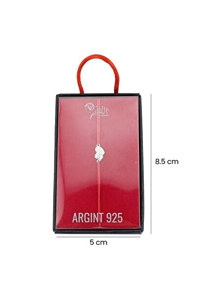 Flippy Βραχιόλι Martisor Ασήμι 925, Jolie, Μοντέλο με Μεγάλες και Μικρές Καρδ...