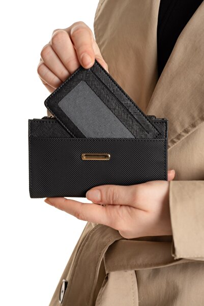 Eliza مقصورات نسائية بفتحات للسحاب محفظة و حامل بطاقات