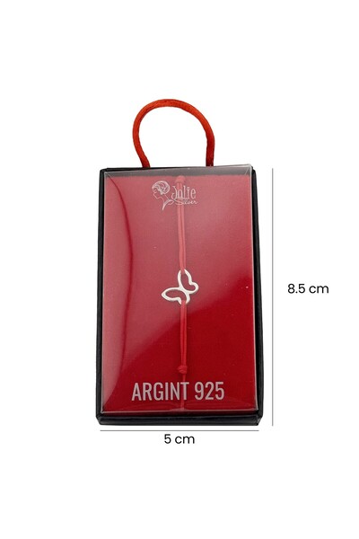 Flippy Βραχιόλι Martisor, Ασήμι 925, Όμορφο, Μοντέλο Πεταλούδα, Martisor 1ης ...