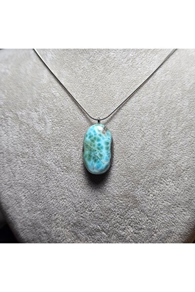 Singincraft Larimar Natural Stone Necklace - Handmade Design Products