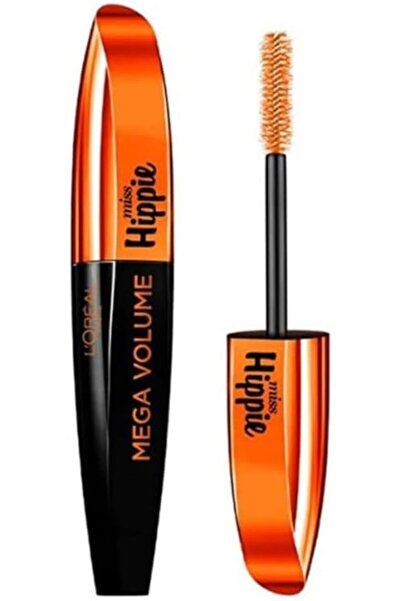 Generics Loreal-Mega Volume Miss Hippie Mascara - # Black 8.4ml/0.28oz