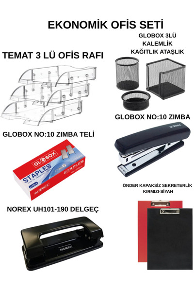 Dağtaş Kırtasiye مجموعة أدوات المكتب الاقتصادية - مساحة عمل منظمة وفعالة