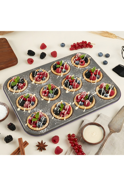 Guardini Muffin Mold Purple 12-Pack