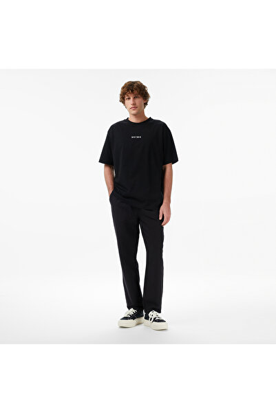 United 4 بنطلون أسود للرجال من UNITED4 بقصة عادية