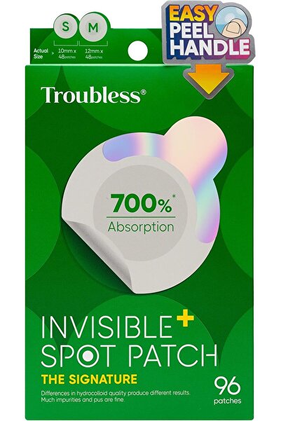 Troubless لصقات تروبليس غير المرئية لحب الشباب - 96 لصقة رقيقة للغاية لحب الش...