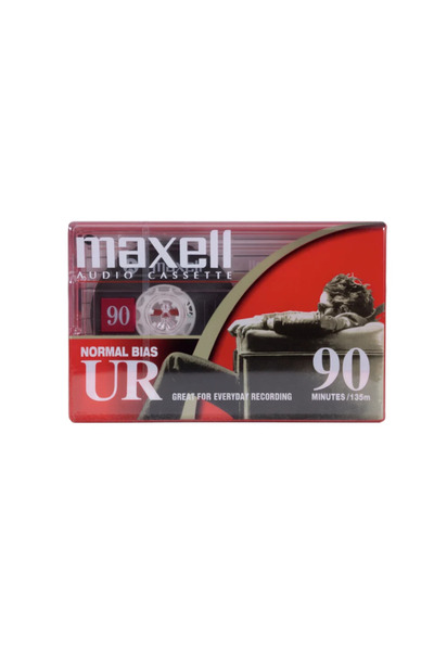 Maxell UR 90 Blank Audio Cassette Tape – Type I Normal Bias (90 Minutes)