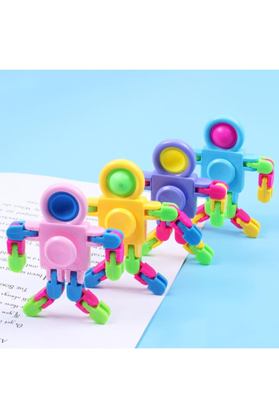 Arabest لعبة روبوت سلسلة قابلة للتحويل تُوضع على أطراف الأصابع، حقيبة مثالية ...