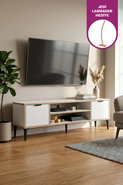 VİLİNZE ARDEN 140 Cm Kapaklı Raflı TV Ünitesi
