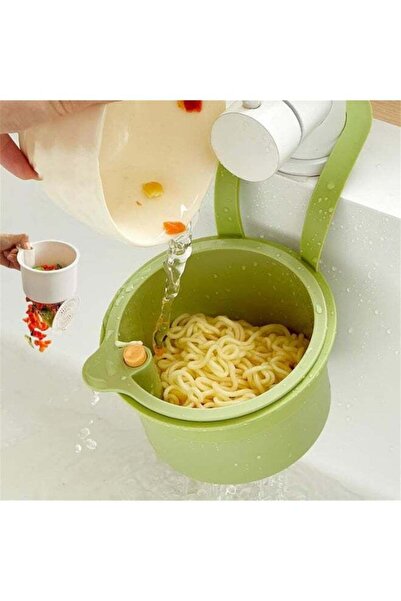 Arabest سلة مصفاة حوض المطبخ، سلة تجميع بقايا الطعام، سلة مصفاة معلقة لحوض ال...