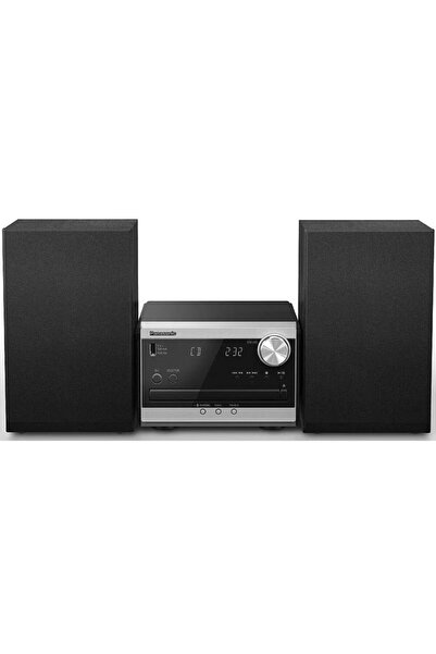 PANASONIC Μικρο ηχοσύστημα SC-PM270EG-S, 20W, CD, Bluetooth, Ραδιόφωνο FM (Ασ...