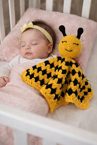 NurEra Design El Örgüsü Amigurumi Sevimli Bebek Uyku Arkadaşı