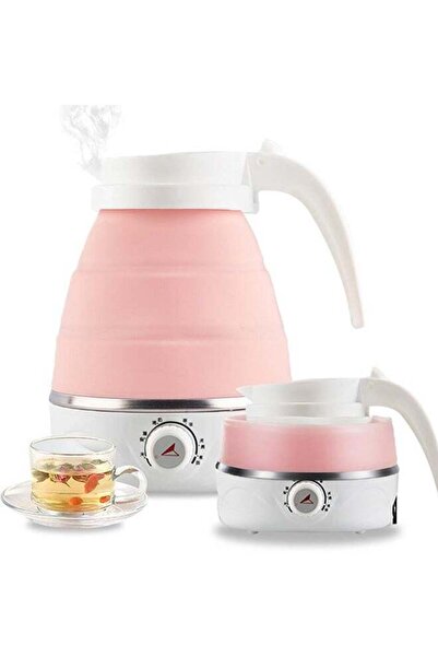 Arabest Collapsible Portable Travel Foldable Electric Kettle,Food Grade Silic...