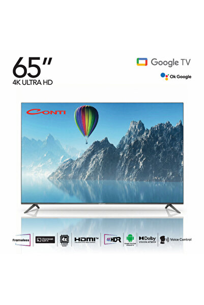 CONTİ CT65GT300U 65 4K UHD Frameless Google Tv