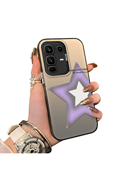 ucuc حافظة حماية من السيليكون الصلب أكريليك درجة متوافقة مع هاتف Infinix Note...