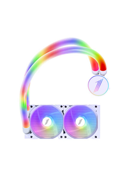 1ST PLAYER Cooler CPU MT240 Infinite SPACE, ARGB LED, 2 x 120mm (Alb)