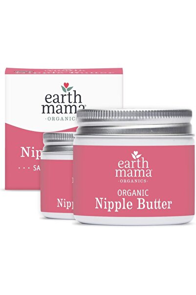 Earth Mama زبدة حلمات الثدي (عبوة من قطعتين)