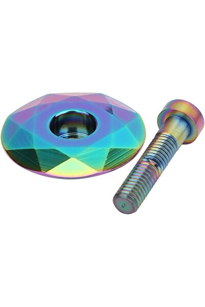 Asroya Bisiklet Furç Furş Kapağı Altın Renk Rainbow Topcap