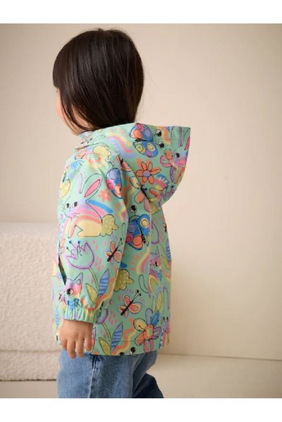 Next Baby Green Character Waterproof Jacket