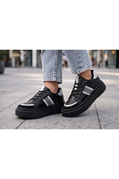 Emax Ženske trendi debele đonove Patike ležerna sportska obuća sa vezicama Or...