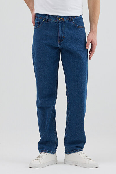 hateko 100% Βαμβάκι Τζιν Παντελόνι Κανονικής Εφαρμογής Ίσιας Γραμμής