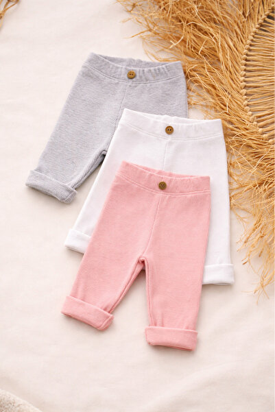 HK HOPKİDS مجموعة من 3 سراويل داخلية قطنية مرنة للفتيات الصغيرات والأطفال للا...