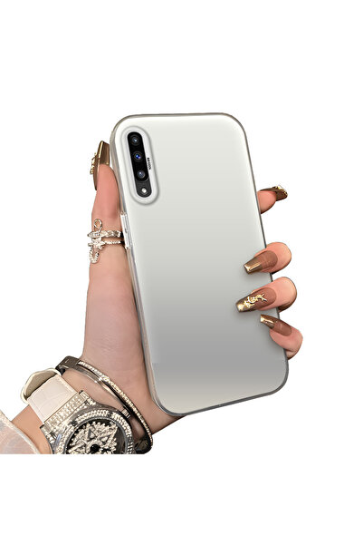 ucuc Samsung Galaxy A50/A50S/A30S Uyumlu Sert Akrilik Arka Silikon Kenar Lens...
