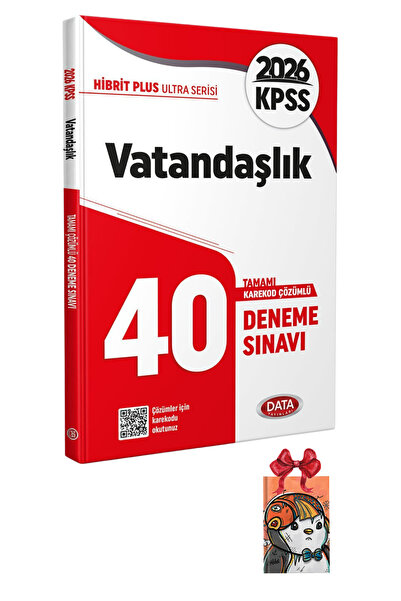 Data Yayınları 2026 KPSS Ultra Serisi Vatandaşlık 40 Deneme Sınavı