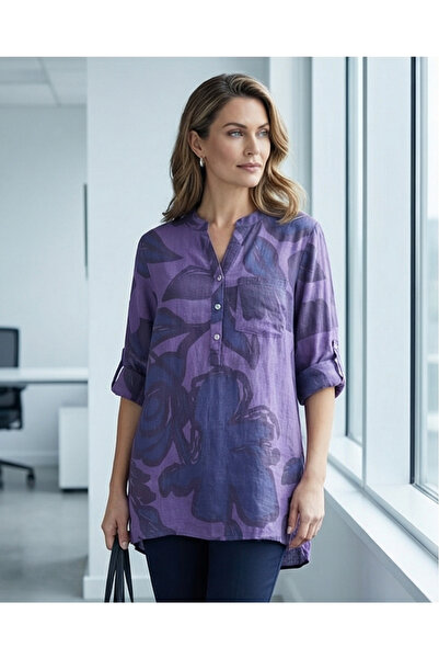 Italy Moda İtalyan Keten Gömlek