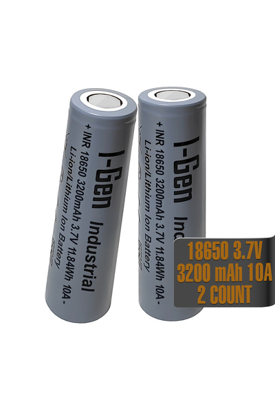 I Gen Industrial E004 Inr 18650 3.7V 3200 Mah 10A 11.84WH Li-Ion Şarjlı Pil D...