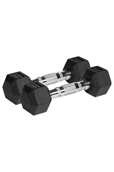 Rebel Gantere ACTIV RBA-2325-02, Fonta cauciucata, 2 x 2kg